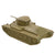 Original WWII U.S. 1/36 Scale Metal Tank Recognition Model Lot - British Cruiser Mk III, M3 Stuart & M4A1 Sherman