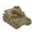 Original WWII U.S. 1/36 Scale Metal Tank Recognition Model Lot - British Cruiser Mk III, M3 Stuart & M4A1 Sherman