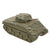 Original WWII U.S. 1/36 Scale Metal Tank Recognition Model Lot - British Cruiser Mk III, M3 Stuart & M4A1 Sherman