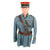 Original France WWI Pilot Armée de l'Air French Air Service Commandant Officer’s Uniform Set With Tunic, Trousers, Sam Browne Belt and Kepi With Squadron Insignia & Swagger Stick - 'Stork Escadrille N3' Original Items