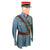 Original France WWI Pilot Armée de l'Air French Air Service Commandant Officer’s Uniform Set With Tunic, Trousers, Sam Browne Belt and Kepi With Squadron Insignia & Swagger Stick - 'Stork Escadrille N3' Original Items