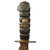 Original U.S. WWII Theater Made Bowie Blade Fighting Knife with Italian Black Brigade Insignia & Original Sheath Original Items