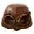 Original British WWI Scarce Aviator’s Safety Helmet with Named Goggles by Christys London - Size 7 Original Items