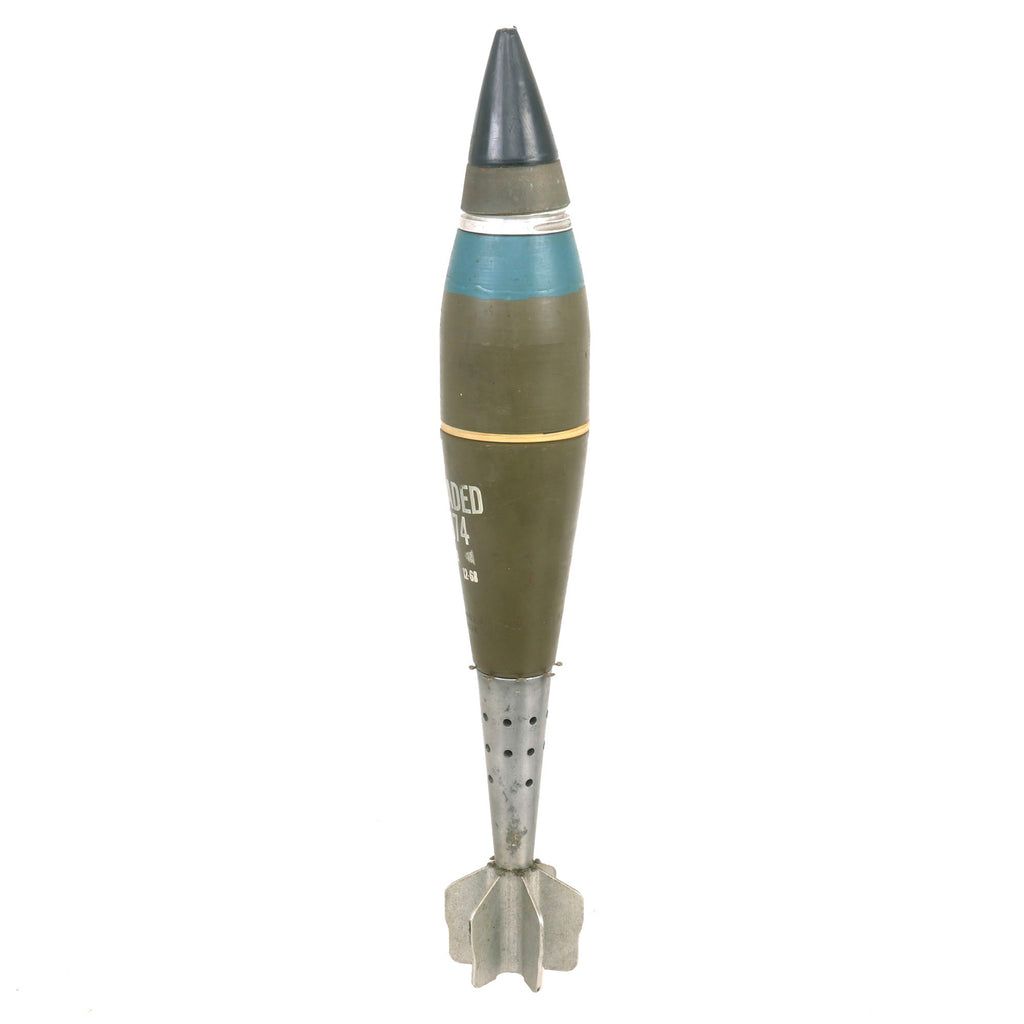 Original U.S. Vietnam War Inert M374 HE 81mm Mortar Round with M517 Fu ...