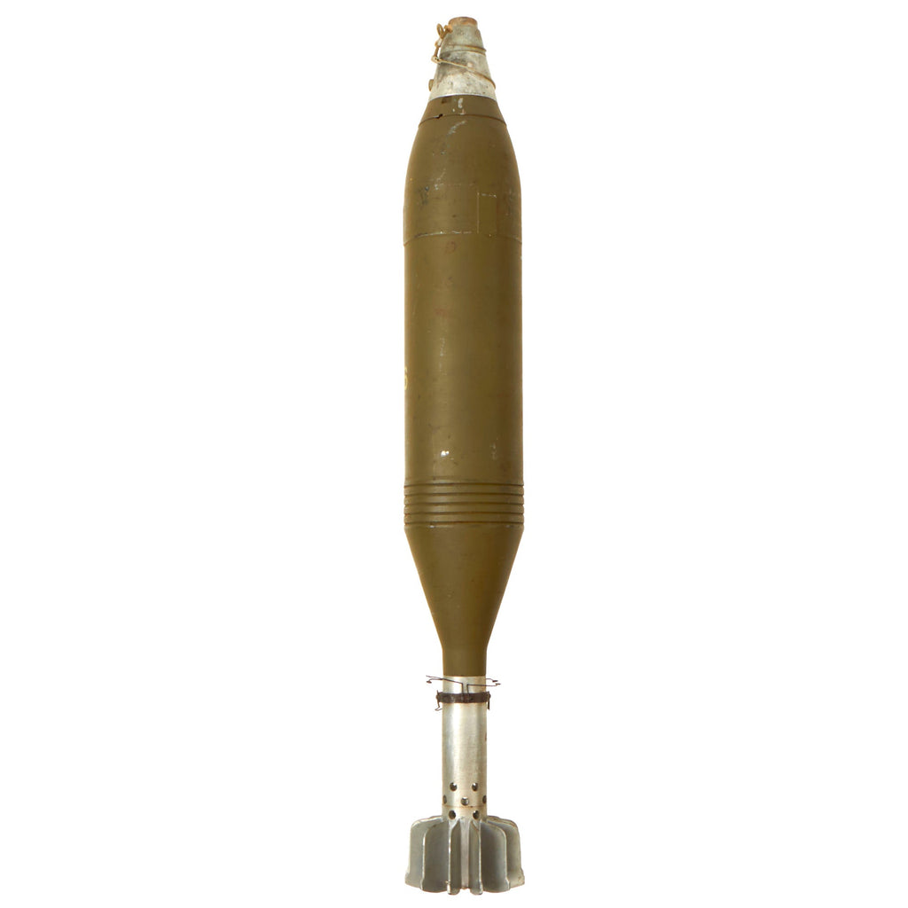 Original U.S. Vietnam War INERT 81mm Mortar M56 Explosive Round with D ...