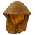 Original British WWII 1943 Brodie MkII Helmet with Extremely Scarce 1942 Camouflage Gas Cape - Size 7⅛ Original Items