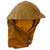 Original British WWII 1943 Brodie MkII Helmet with Extremely Scarce 1942 Camouflage Gas Cape - Size 7⅛ Original Items
