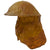 Original British WWII 1943 Brodie MkII Helmet with Extremely Scarce 1942 Camouflage Gas Cape - Size 7⅛ Original Items