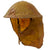 Original British WWII 1943 Brodie MkII Helmet with Extremely Scarce 1942 Camouflage Gas Cape - Size 7⅛ Original Items
