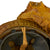 Original British WWII 1943 Brodie MkII Helmet with Extremely Scarce 1942 Camouflage Gas Cape - Size 7⅛ Original Items