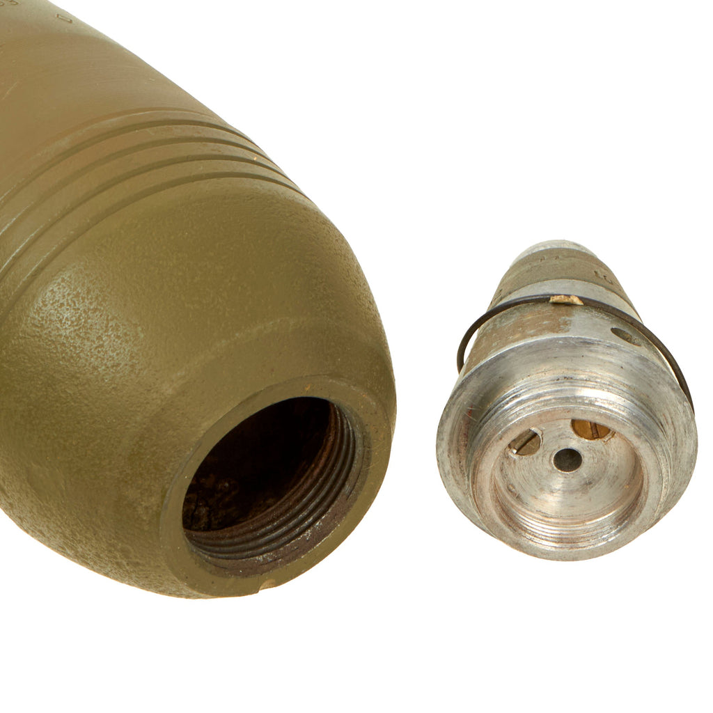 Original U.S. Korean War Deactivated 81mm M43A1B1 HE Mortar Shell Roun ...
