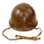 Original Japanese WWII Type 90 Army Helmet with Complete Liner and Chinstrap Purportedly Found in Manila in 1945 - Tetsubo Original Items