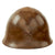 Original Japanese WWII Type 90 Army Helmet with Complete Liner and Chinstrap Purportedly Found in Manila in 1945 - Tetsubo Original Items