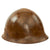 Original Japanese WWII Type 90 Army Helmet with Complete Liner and Chinstrap Purportedly Found in Manila in 1945 - Tetsubo Original Items
