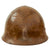 Original Japanese WWII Type 90 Army Helmet with Complete Liner and Chinstrap Purportedly Found in Manila in 1945 - Tetsubo Original Items
