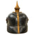 Original German WWI Prussian M1895 Pickelhaube Spiked Helmet with Original Cockades and Chinstrap - Dated 1914 Original Items
