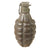 Original U.S. WWII Inert MkII Pineapple Grenade with Early Screwbottom Body & M10A3 Fuze Original Items