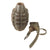 Original U.S. WWII Inert MkII Pineapple Grenade with Early Screwbottom Body & M10A3 Fuze Original Items