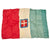 Original Italian WWII Multi-Piece Silk Kingdom of Italy Flag With Savoy Coat of Arms - 24 x 35” Original Items