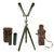 Original German WWII S.f.14 Rabbit Ear Trench Optics with Tripod and Carry Case Manufactured for Romanian Allies by Busch & Carl Zeiss Original Items