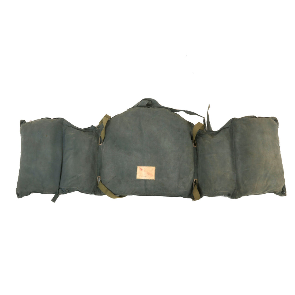 Original U.S. WWII Navy Kapok Knapsack Life Preserver Original Items