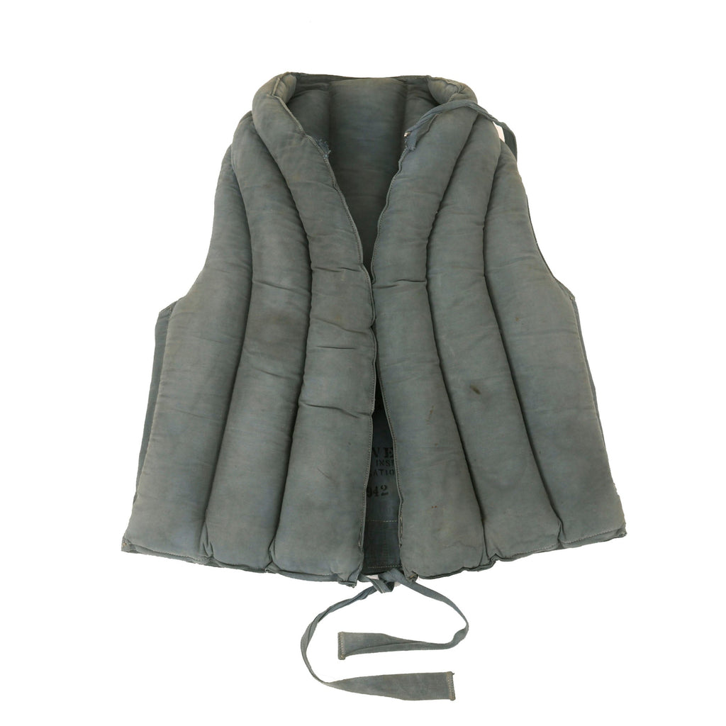 Original U.S. WWII 1942 Dated Coast Guard Kapok Life Preserver Vest by ACME Products Inc. Original Items