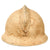 Original French WWII M1926 Helmet Painted White for French Red Cross CRF with Replaced Liner & Chinstrap Original Items