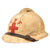 Original French WWII M1926 Helmet Painted White for French Red Cross CRF with Replaced Liner & Chinstrap Original Items