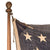 Original U.S. Spanish American War Very Large 45 Star Multi-Piece Cloth National Flag on Pole - 58 ½ x 96”