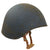 Original U.S. WWII Navy USN MK2 Talker Flak Helmet with Chin Strap Original Items