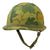 Original U.S. Vietnam War M1 Helmet with Camouflage Cover and Liner Original Items
