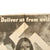 Original WWII U.S. Treasury "Deliver us from evil" BUY WAR BONDS Poster - 22” x 28” Original Items