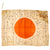 Original Japanese WWII Bloodstained Hand Painted Cloth Good Luck Flag With Lots of Signatures & Mention of America - 28 x 36” Original Items