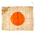 Original Japanese WWII Bloodstained Hand Painted Cloth Good Luck Flag With Lots of Signatures & Mention of America - 28 x 36” Original Items