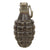Original U.S. WWII Inert MkII Pineapple Grenade with Early Screw-bottom Body & M10A1 Fuze