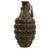 Original U.S. WWII Inert MkII Pineapple Practice Grenade with Correct Fuze - Repainted