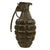 Original U.S. WWII Inert MkII Pineapple Practice Grenade with Correct Fuze - Repainted
