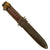 Original U.S. WWII M3 Fighting Knife by CASE with Great Transitional M8 Scabbard by B.M. Co. with Khaki & OD Green Canvas Original Items