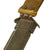 Original U.S. WWII M3 Fighting Knife by CASE with Great Transitional M8 Scabbard by B.M. Co. with Khaki & OD Green Canvas Original Items