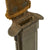 Original U.S. WWII M3 Fighting Knife by CASE with Great Transitional M8 Scabbard by B.M. Co. with Khaki & OD Green Canvas Original Items