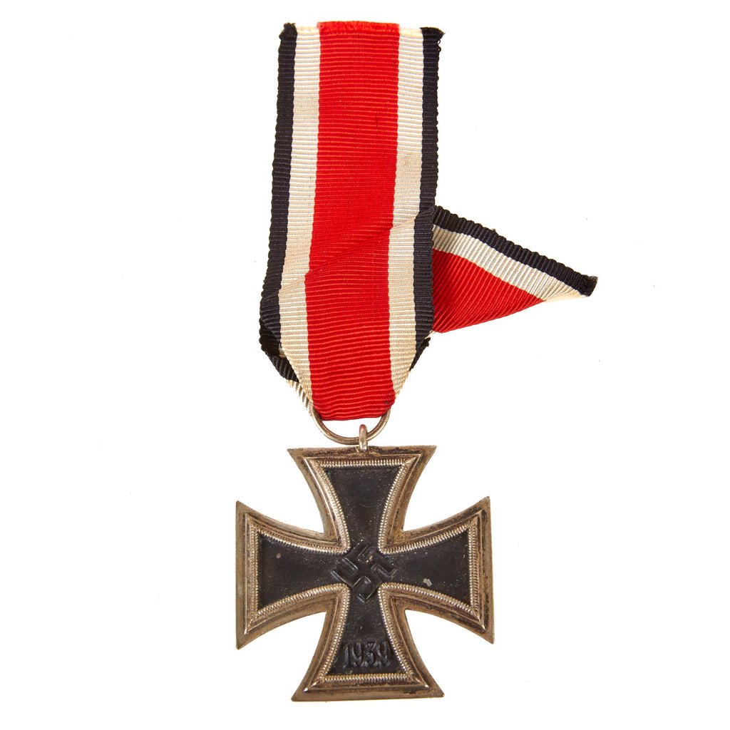 Original German WWII Wehrmacht Iron Cross 2nd Class 1939 with Ribbon - Unmarked - EKII Original Items