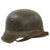 Original German WWII Heer Army M42 Steel Helmet with Czech Replica Liner and Original Early Pattern Chinstrap, Stamped CKL64