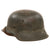 Original German WWII Heer Army M42 Steel Helmet with Czech Replica Liner and Original Early Pattern Chinstrap, Stamped CKL64