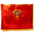 Original Soviet Russian Cold War Worker Red Velvet Unity Banner Lenin Flag with Fringe - Workers of the World, Unite! - 53 x 70” Original Items
