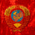 Original Soviet Russian Cold War Worker Red Velvet Unity Banner Lenin Flag with Fringe - Workers of the World, Unite! - 53 x 70” Original Items