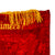 Original Soviet Russian Cold War Worker Red Velvet Unity Banner Lenin Flag with Fringe - Workers of the World, Unite! - 53 x 70” Original Items