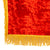 Original Soviet Russian Cold War Worker Red Velvet Unity Banner Lenin Flag with Fringe - Workers of the World, Unite! - 53 x 70” Original Items