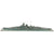 Original U.S. WWII Navy Large Scale Identification Model of German Battleship Tirpitz in Original Shipping Box Original Items