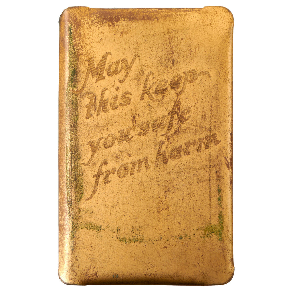 Original U.S. WWII Era “May This Keep You From Harm” New Testament Heart-Shield Breast Pocket Bible Original Items