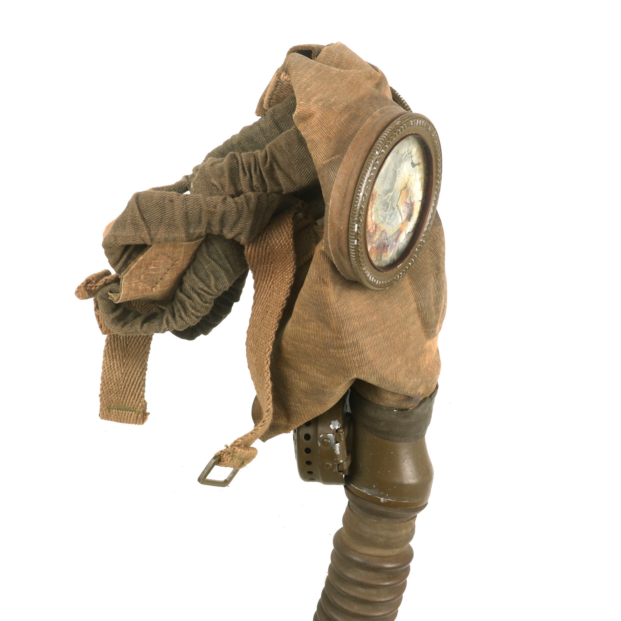 Original Japanese WWII Rare Type 99 Gas Mask With Intact